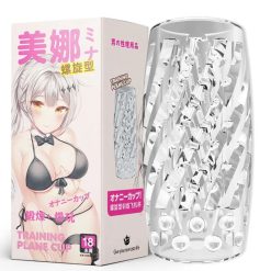 Âm đạo giả trong suốt 2 đầu MizzZee nhiều gai mềm