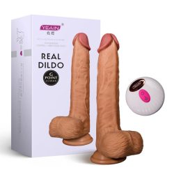 Dương vật giả rung ngoáy sưởi ấm Yeain Real Dildo 8 Inch, có dktx
