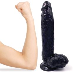 Dương vật giả siêu to khổng lồ 31cm (đen)