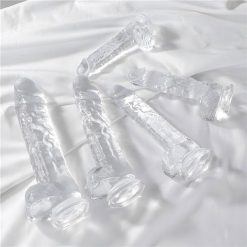 Dương vật giả trong suốt mềm dẻo MizzZee