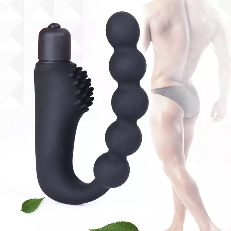 Plug dạng hạt rung massage hậu môn 10 tần số