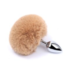 Phích cắm hậu môn đuôi thỏ nâu