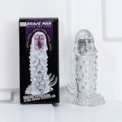 Bao cao su đôn dên bi toàn thân Brave Men rung đầu