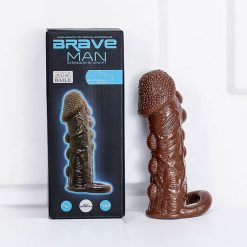 Bao cao su đôn dên da cóc Brave Man có quai đeo