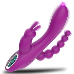 Dương vật giả 3 nhánh Private Packing kích thích điểm G hạt le hậu môn