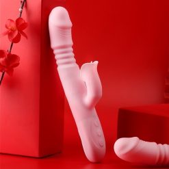 Dương vật giả đa năng rung ngoáy thụt Jiuai, có toả nhiệt