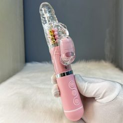 Dương vật giả rung xoay ngoáy Pink Rabbit 12 chế độ
