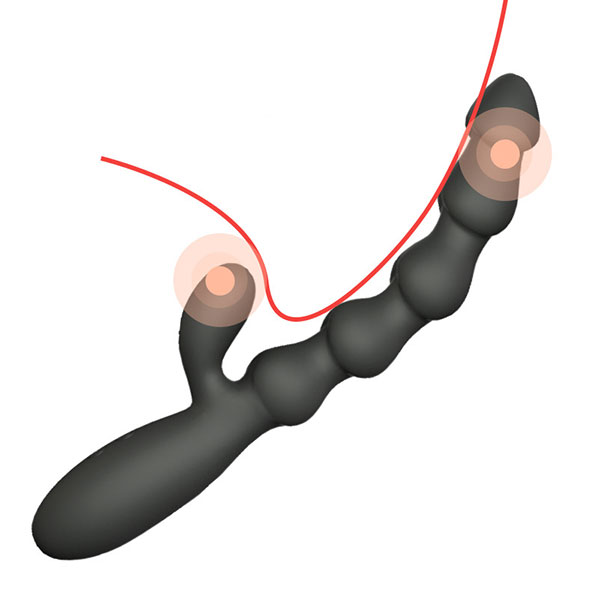 Máy rung massage hậu môn Yunman Threaded 2 nhánh, sạc pin