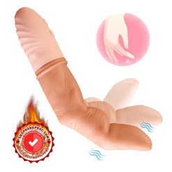 Ngón tay rung móc âm đạo Edsel 10 chế độ, có toả nhiệt