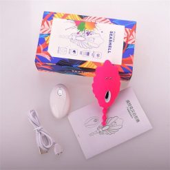 Trứng rung mai rùa gắn quần chip Raffish Seashell điều khiển xa